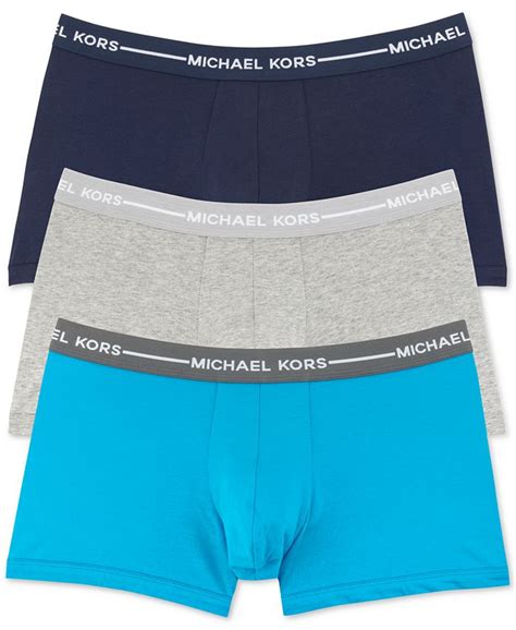 Michael Kors Men's Ultimate Cotton Stretch Trunks, 3